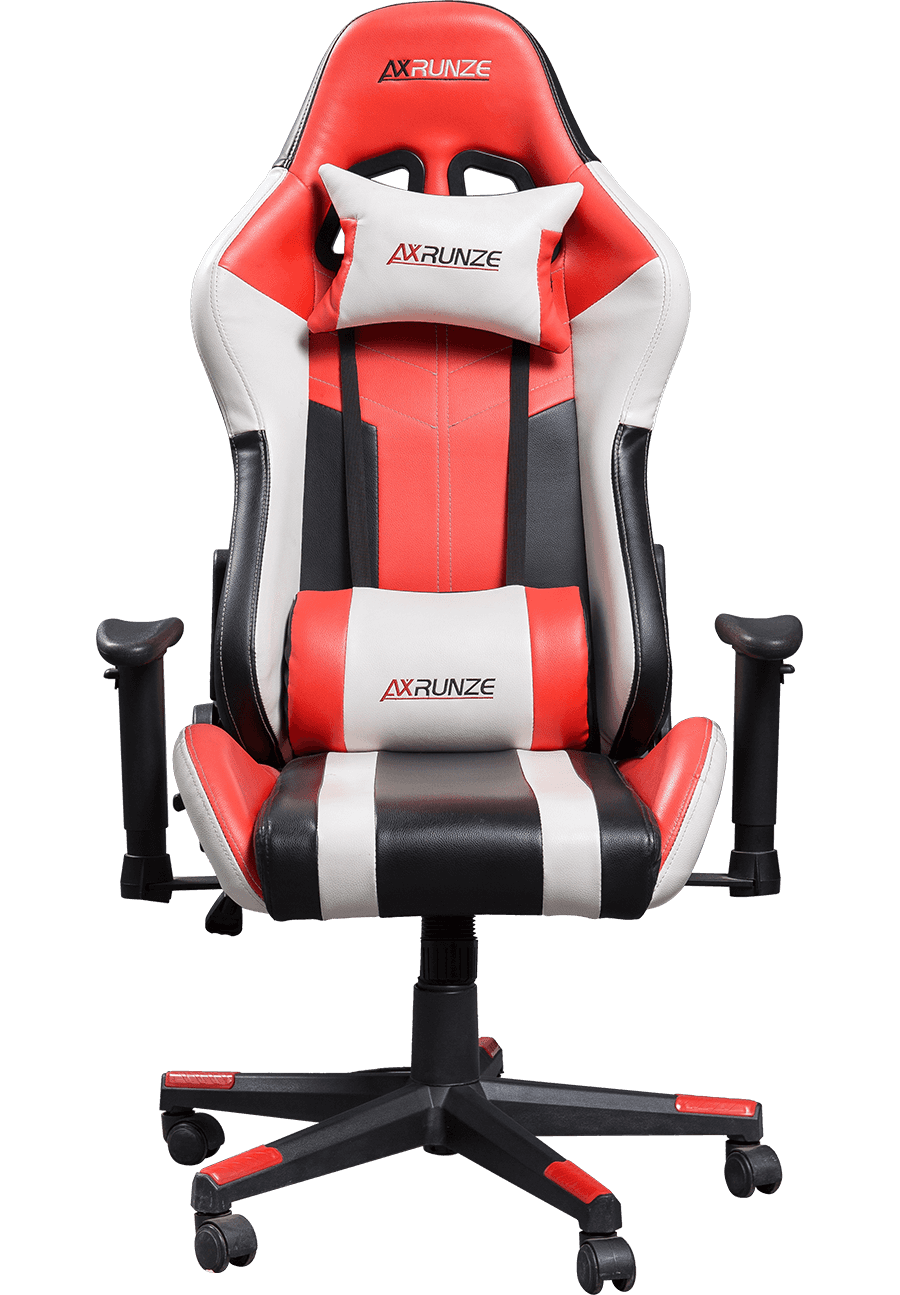 Stile da corsa Personalizza logo Sedia da gioco ergonomica Sedia da gioco regolabile con carico di grandi dimensioni con cuscino e supporto lombare